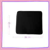 Black Lace-Up Ita Bag – Clear Window Display Tote for Pins & Charms